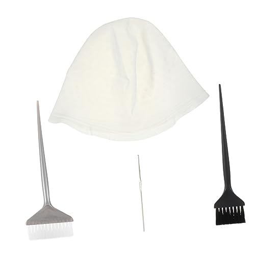 DRESSOOS Haarfärbeset mit 4-teiliger Haarfärbemütze Aus Silikon Häkelnadel Aus Metall Haartönung für Zu Hause oder Im Salon DRESSOOS Haarfärbeset mit 4-teiliger Haarfärbemütze Aus Silikon Häkelnadel Aus Metall Haartönung für Zu Hause oder Im Salon von DRESSOOS