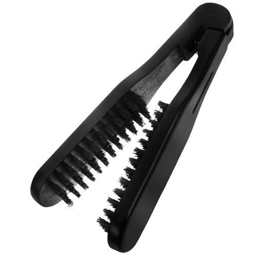 DRESSOOS Haarglättungsbürsten-Set doppelseitige Make-up-Klemme Haarbürste für Frauen Styling-Kamm krauses Haar natürliche Locken tragbar von DRESSOOS