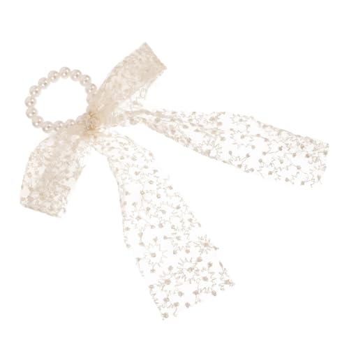 DRESSOOS Mädchen Haargummi Mit Schleife Haarschleifen Haargummis Für Frauen Pferdeschwanzhalter Haarbänder Für Mädchen Pferdeschwanzhalter Für Dickes Haar von DRESSOOS