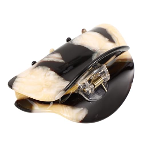 DRESSOOS Haarklammer Für Damen Geometrischer Vintage-haarclip Rutschfeste Pferdeschwanz-halterung Aus Strapazierfähigem Acetat Für Jeden Anlass Und Einfach Zu Tragen von DRESSOOS