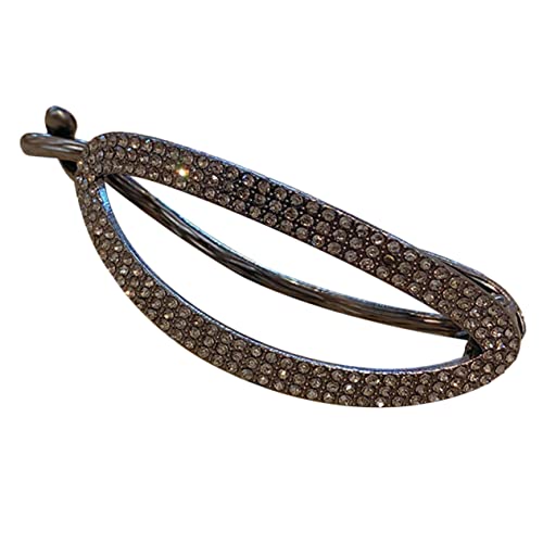 DRESSOOS Haarspange Gebogene Haarnadel Pferdeschwanzhalter Für Frauen Haarspange Hinten von DRESSOOS