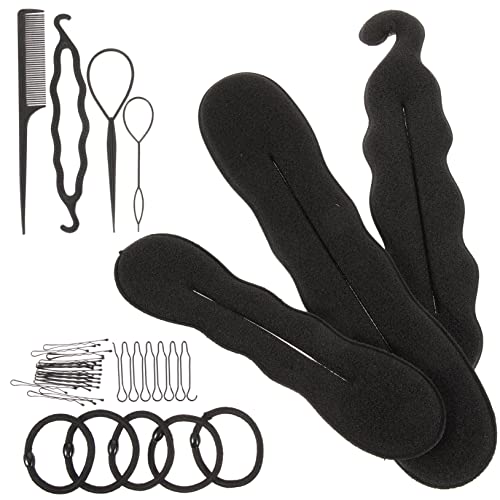 DRESSOOS Haarmacher-set Für Frauen Und Mädchen Haarknoten-maker-set Haarstyling-tools Pferdeschwanzhalter Und Haardrehwerkzeuge von DRESSOOS