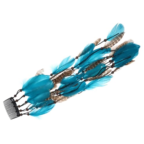 DRESSOOS Bohemian Plume Headdress Mit Verspielten Federn Vielseitig Tragbar Als Haarband Oder Kopfschmuck Für Festivals Und Feiern Für Damen Und Hippie-liebhaber von DRESSOOS