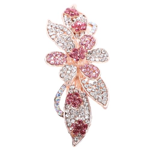 DRESSOOS Frühling Haarklammer Mit Strass Für Mädchen Blumen-haaraccessoire Für Hochzeiten Partys Und Alltag Langlebig Und Elegant von DRESSOOS