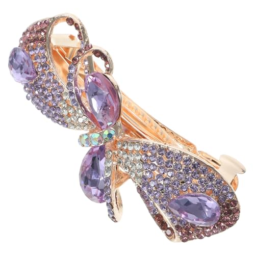 DRESSOOS Strass-haarnadel Große Haarspangen Für Frauen Haarschmuck Für Mädchen Haarspangenhalter Schleifenclips von DRESSOOS