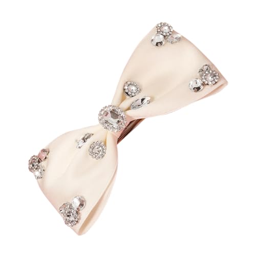 DRESSOOS Haarnadeln Mit Schleife Und Strass Haarschleifenclips Haarspange Für Frauen Mädchen Kopfschmuck Mit Schleife Zum Fixieren Von Losem Haar von DRESSOOS