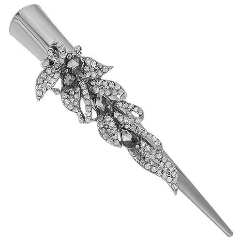 DRESSOOS Haarspange Für Damen Haarnadel Mit Strasssteinen Vintage Haarschmuck Aus Große Haarspange Für Erwachsene Haarspangen Für Verschiedene Frisuren von DRESSOOS