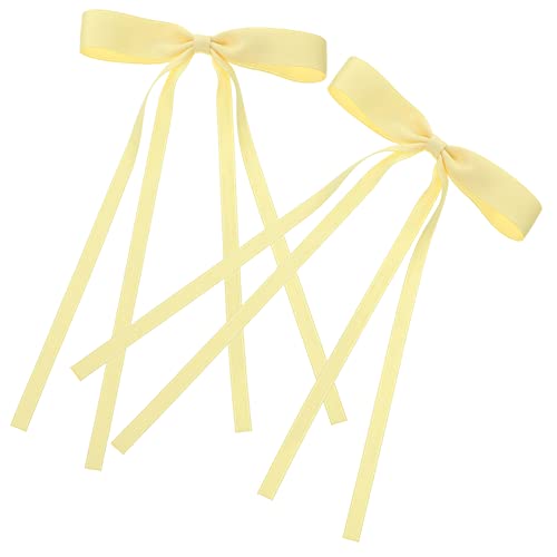 DRESSOOS 2stücke Haarspangen Mit Schleife Für Frauen Und Mädchen Große Spitze Haarschleifen Clip Langlebig Für Hochzeiten Geburtstage Und Zeremonien von DRESSOOS