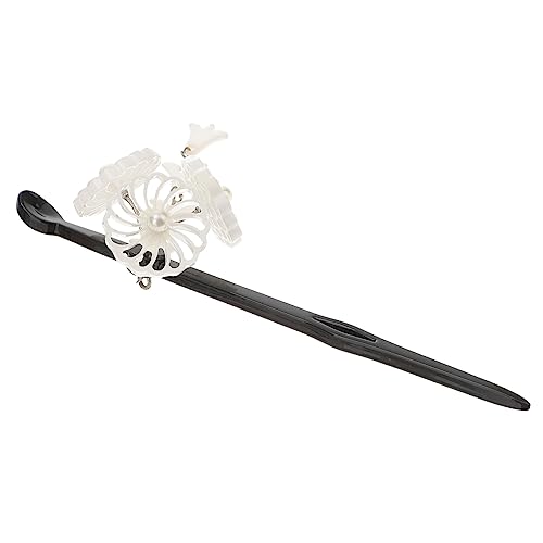DRESSOOS Chinesische Haarnadel Mit Quaste Handgefertigter Haarschmuck Für Hochzeiten Und Besondere Anlässe Stilvolle Haaraccessoires Für Damen Und Mädchen Weiß von DRESSOOS