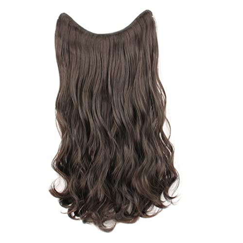 DRESSOOS Ponytail Extension Echthaar Haarverlängerungen Clip Lockige Echthaar 60cm u Form Haarteile Für Frauen Natürliche Schwarze Farbe Voluminö Wellen Für Stylings Und Frisuren Haarteile Echthaar von DRESSOOS
