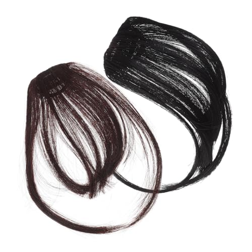 DRESSOOS Haarverlängerungen Für Frauen 2 Stück Fake-clip-in-haarteil Dünn Für Einen Stylischen Look DRESSOOS Haarverlängerungen Für Frauen 2 Stück Fake-clip-in-haarteil Dünn Für Einen Stylischen Look von DRESSOOS