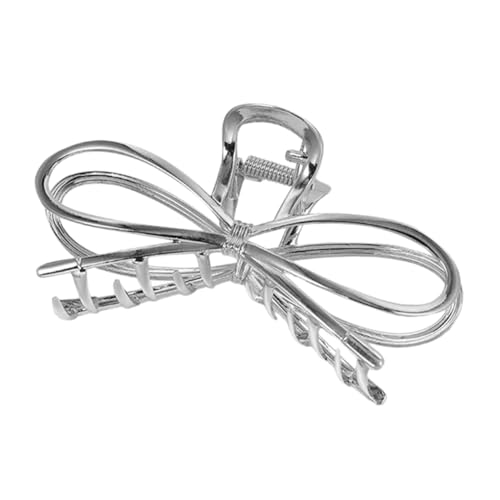 DRESSOOS Bow Hair Clip Große Haarklammer Metall Mit Dekorativem Design Rutschfest Und Langlebig Für Dickes Und Süßes Haaraccessoire Für Damen von DRESSOOS