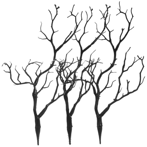 DRESSOOS 3stücke Künstliche Korallenäste Kopfdeko Einzigartige Antler Headdress Accessoires Für Halloween Deko Und Kreative Bastelprojekte von DRESSOOS