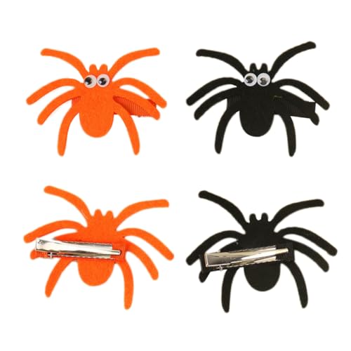 DRESSOOS Halloween Spinnen Haarklammern Gruselige Haarspangen Für Halloween Party Haaraccessoires Für Damen Und ädchen von DRESSOOS