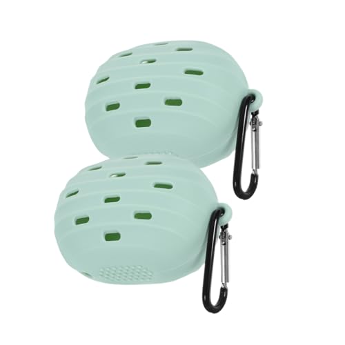DRESSOOS Halterbox Für Make-up-mischschwämme 2 Stück Silikon Multifunktionsetui Staubdichte Aufbewahrungsbox Reise-beauty-case Für Damen Und Mädchen von DRESSOOS