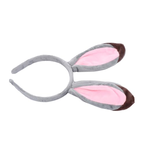 DRESSOOS Plüsch-hasenohr-stirnband Hasenohren-kopfschmuck Für Maskerade Performance-haarband Cartoon Haarband Für Party Karneval Halloween Weihnachten Ostern Silvester von DRESSOOS