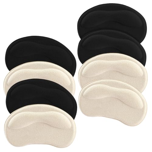 DRESSOOS High Heel Pads Mit -wear Stickern 4 Paar Ferseneinlagen Für Damen Bequeme Innenschuhe Schuhrücken-fersengriffe von DRESSOOS
