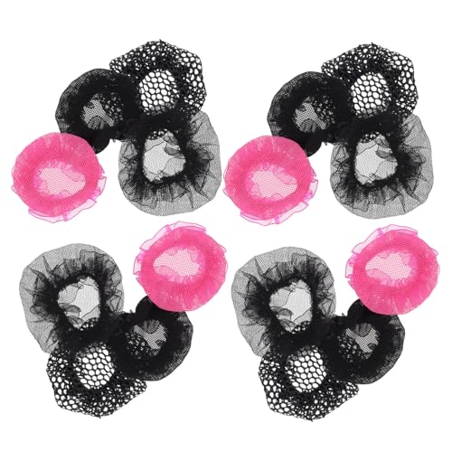 DRESSOOS 20stücke Elastisches Haarnetz Aus Spitze Brötchen Haarnetz Für Damen Haar Snood Für Dutt-maker Ballett-dutt Leicht Und Atmungsaktiv von DRESSOOS