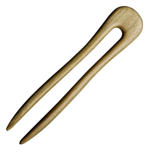 DRESSOOS Holz Haarstäbe U-förmige Haarnadeln Französische Haarnadeln Für Dickes Haar Haargabel Haarteile Für Frauen Haarschmuck Accessoires Für Langes Haar Für Frauen von DRESSOOS