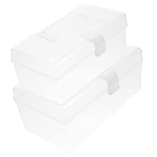DRESSOOS Home Storage Box Medizin Organizer Kunststoff Eitelkeit Lagerung Box Deckel Für Make-up Kleinigkeiten von DRESSOOS