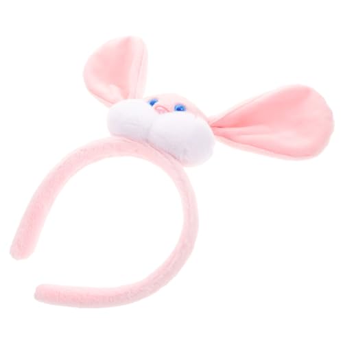 DRESSOOS Plüsch Hase Stirnband Cartoon Kaninchen Stirnband Häschen Tier Requisite Kaninchen Kostüm von DRESSOOS