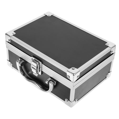 DRESSOOS Aluminium Kosmetikkoffer Tragbar Make-up-organizer Box Reise-aufbewahrungskoffer Robustes Etui Für Utensilien von DRESSOOS
