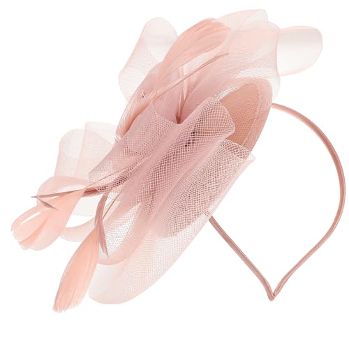 DRESSOOS Vintage Fascinator Kopfband Für Damen Elegantes Jahre Haarschmuck-accessoire Mit Federdekoration Für Hochzeiten Tea-partys Und Besondere Anlässe Zartem von DRESSOOS