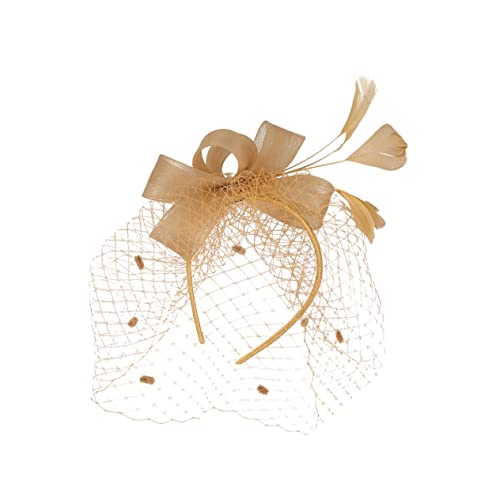 DRESSOOS Kopfschmuck für Hochzeit Feder-Haarnadel Braut-Kopfschmuck Frauen Haar-Accessoire von DRESSOOS