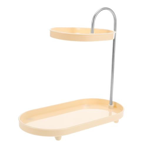 DRESSOOS Luxus Vanity Makeup Organizer 5 Ebenen Frisiertisch Hautpflege Arbeitsplatte Kosmetikvitrine Lagerregal von DRESSOOS