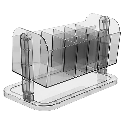 DRESSOOS Kosmetik Organizer Aufbewahrungsbox Für Schminktisch Und Büro Transparente Aufbewahrungslösung Aus Pet Platzsparend Und Modern Für Kosmetik Und Büromaterialien von DRESSOOS