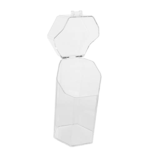 DRESSOOS Desktop Kosmetik Organizer Mit Deckel Eckiger Make-up Pinselhalter Für Schmuck Und Toilettenartikel Transparente Aufbewahrungsbox Für Damen Multifunktionale Lösung Für von DRESSOOS