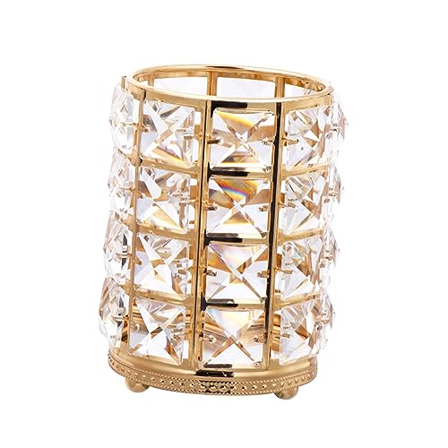 DRESSOOS Kosmetikpinselhalter Hohler Spitzenhalter Für Make-up-werkzeuge Große Goldfarben Zum Aufbewahren Von Pinseln Und Stiften Home Store Organizer DRESSOOS Kosmetikpinselhalter Hohler Spitzenhalter Für Make-up-werkzeuge Große Goldfarben Zum Aufbewahren Von Pinseln Und Stiften Home Store Organizer von DRESSOOS