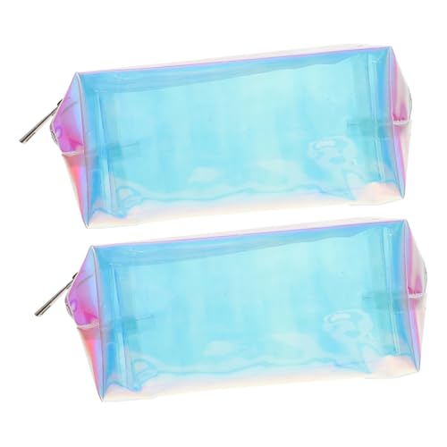 DRESSOOS 2stücke Transparente wasserdichte Kosmetiktaschen Tragbare Toiletry Bags Für Damen Für Makeup Reise-Organizer Und Aufbewahrung Von Kosmetikartikeln von DRESSOOS
