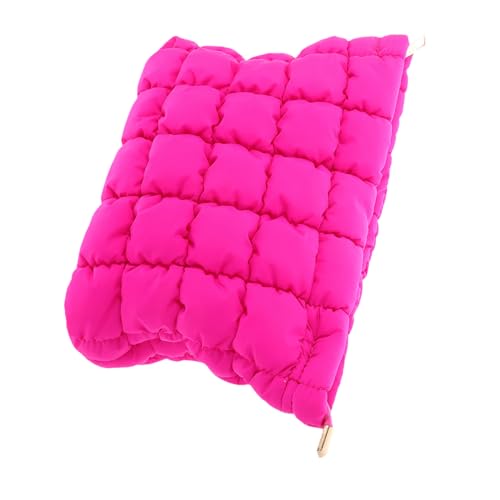 DRESSOOS Kosmetiktasche Für Damen Multifunktionale Make-up Tasche Mit Organisiertem Fächersystem Tragbar Und Weich Für Reisen Und Kosmetikaufbewahrung Rosarot von DRESSOOS