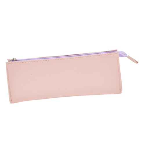 DRESSOOS Tragbare Kosmetiktasche Make-up-Tasche Aus Leder Bleistifttasche Mit Reißverschluss Kosmetiktasche Für Reisen Und Camping Schreibwarentasche Für Frauen Und Mädchen von DRESSOOS