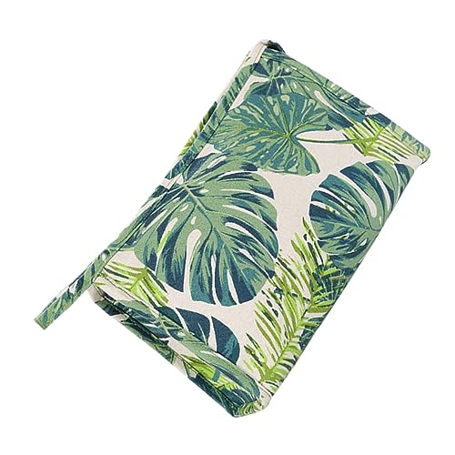DRESSOOS Kosmetiktasche Mit Tropischem Monstera-Druck Tragbare Aufbewahrungstasche Aus Segeltuch Multifunktionale Reise-kulturbeutel Make-up-Organizer Reise-Organizer von DRESSOOS