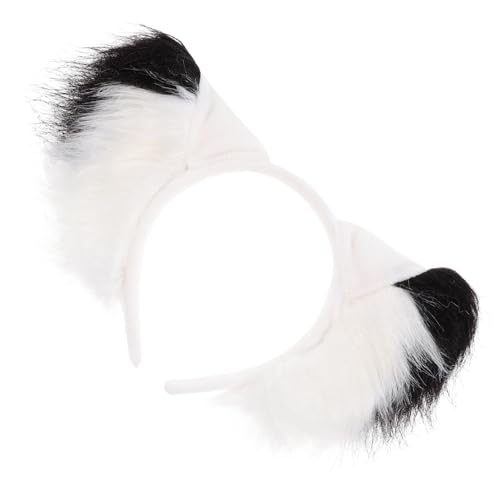 DRESSOOS Fuchsohren Stirnband Plüsch Flauschiges Stirnband Haarschmuck Kopfbedeckung Party Cosplay Haarband Tier Ohr Accessoire von DRESSOOS