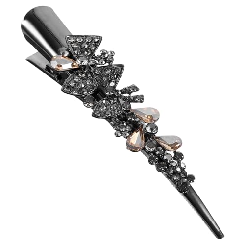 DRESSOOS Haarspange Mit Strasssteinen Für Damen Große Haarspangen Aus Metall Haarnadeln Für Dünnes Haar Haarschmuck Für Verschiedene Anlässe von DRESSOOS