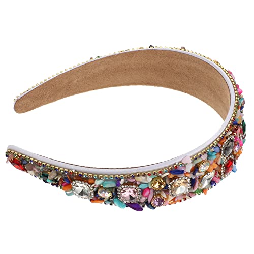 DRESSOOS Kristall Glitzer Haarband Für Damen Funkelndes Haarschmuck Für Partys Elegantes Stirnband Im Vintage Stil Universelle Für Mädchen Und Frauen von DRESSOOS