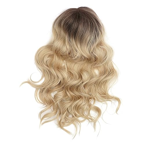 DRESSOOS Lange Perücke Mit Natürliche Wellige Perücke Für Damen Lange Lockige Perücken Frauen Kopfschmuck Für Alltag Und Partys von DRESSOOS