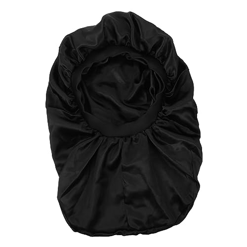 DRESSOOS Lange Satin Schlafmütze Für Damen Und Herren Dual Use Haarkur Haube Elastisches Design Für Optimalen Halt Ideal Für Haarpflege Und Schlafkomfort DRESSOOS Lange Satin Schlafmütze Für Damen Und Herren Dual Use Haarkur Haube Elastisches Design Für Optimalen Halt Ideal Für Haarpflege Und Schlafkomfort von DRESSOOS