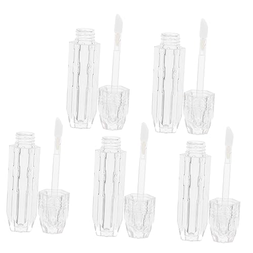 DRESSOOS Leere Tuben Lip Gloss Tubes 3ml Leere Lipgloss Flaschen Wiederbefüllbare Diy Lipgloss Röhrchen Transparentes Design Für Eigene Lippenpflegeprodukte Lipgloss Behälter von DRESSOOS