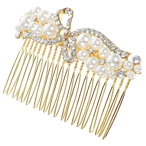 DRESSOOS Legierung Strass Haarkamm Brautkamm Haarnadel aus Kristall hochzeitshaar schmuck wedding hair accessories Haarspangen Kämme Braut Kopfbedeckungen für die Hochzeit braut haarkamm von DRESSOOS