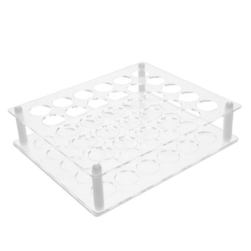 DRESSOOS Lipstick Organizer Aus Klarem Acryl Mit Slots Praktischer Kosmetik-display Für Lippenstifte Lippenpflege Und Make-up-pinsel Für Schminktisch Und Badezimmer von DRESSOOS