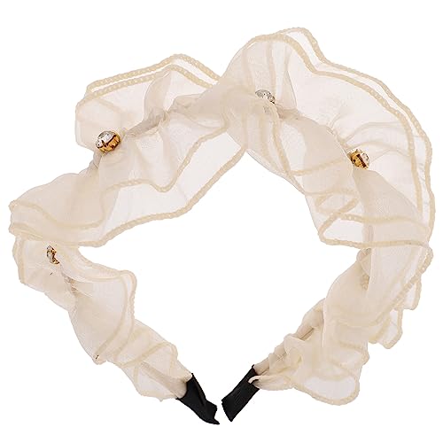 DRESSOOS Mädchen Haarband Mit Süßem Spitzen-design Elegantes Lolita Haarband Mit Glitzer Komfortable Haarschmuck Für Partys Und Alltag Erhältlich von DRESSOOS