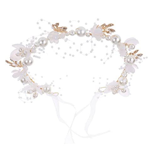 DRESSOOS Luxus Hochzeit Braut Kopfschmuck Mädchen Stirnband Blumenmädchen Haarschmuck Jungen Und Mädchen Party Kopfschmuck von DRESSOOS