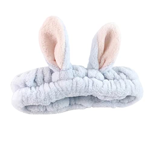 DRESSOOS Bunny Lace Stirnband - Make-up-haarband Für Damen - Hautpflege-stirnband Aus Bequemem Stoff - Einheitsgröße von DRESSOOS