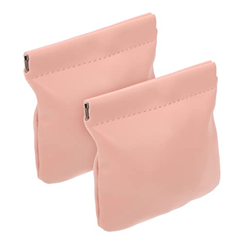 DRESSOOS 2stücke Kosmetiktasche Für Lippenstifte Tragbare Make-up Aufbewahrungstasche Pu- Kleine Makeup-Tasche Für Und Alltag Für Und Mädchen von DRESSOOS