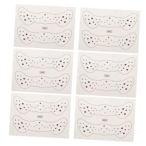 DRESSOOS Make-up-aufkleber-set Mit 6 Blättern Temporäre Aufkleber Für Das Gesicht Für Party Cosplay Halloween Maskerade DRESSOOS Make-up-aufkleber-set Mit 6 Blättern Temporäre Aufkleber Für Das Gesicht Für Party Cosplay Halloween Maskerade von DRESSOOS