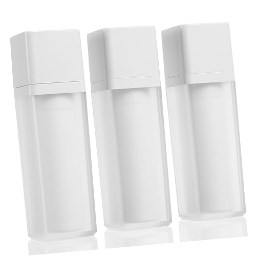 DRESSOOS Make-up-flüssigkeits-aufbewahrungsflaschen 3 Stück Quadratisch Mattiert Lotion-unterflaschen Hautpflege-reise-organizer von DRESSOOS
